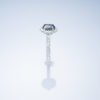 3.10 CTW Rare Unheated "Color Change" Sapphire and Diamond Halo Ring in 18k White Gold - Image 6